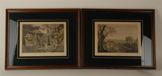 Appraisal: A Pair of Havell Hunting Prints Pheasant Shooting and Partridge