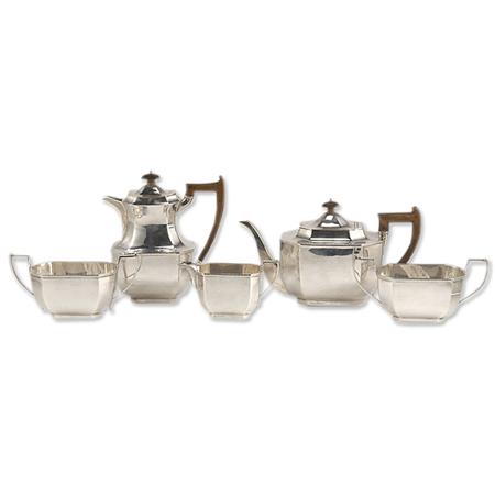 Appraisal: English Silver Five-Piece Tea and Coffee Service Estimate -