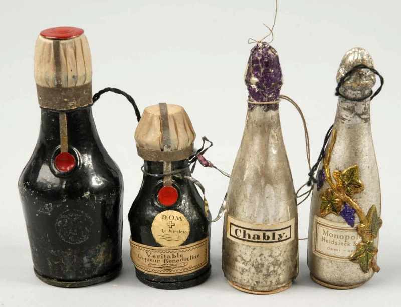 Appraisal: Lot of German Dresden Champagne Bottles Condition Excellent Size Largest