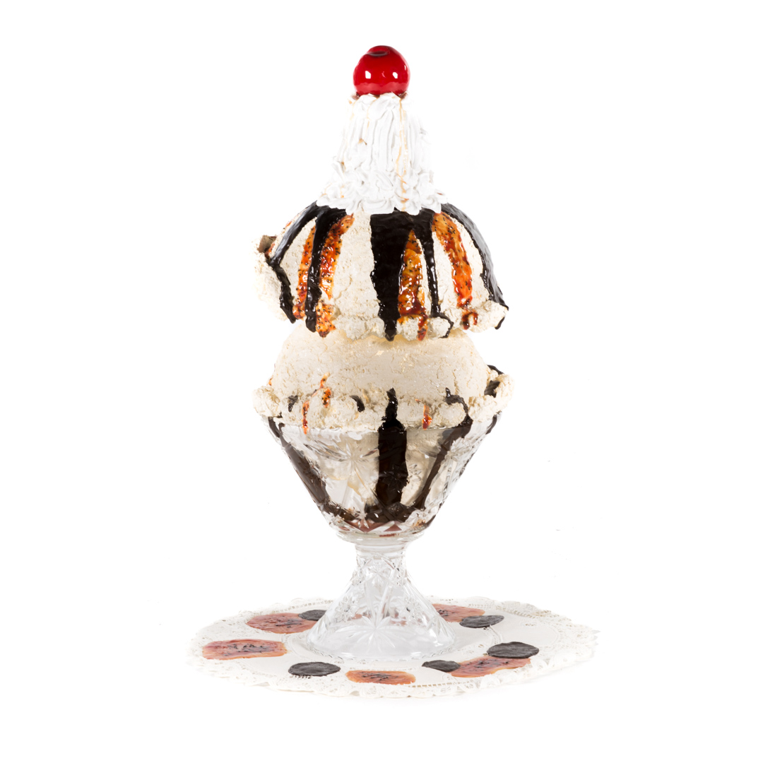 Appraisal: Peter Anton Ice Cream Sundae Sculpture American b mixed media