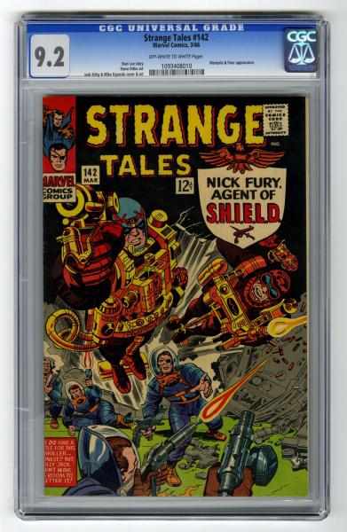 Appraisal: Strange Tales CGC Marvel Comics Click for full description