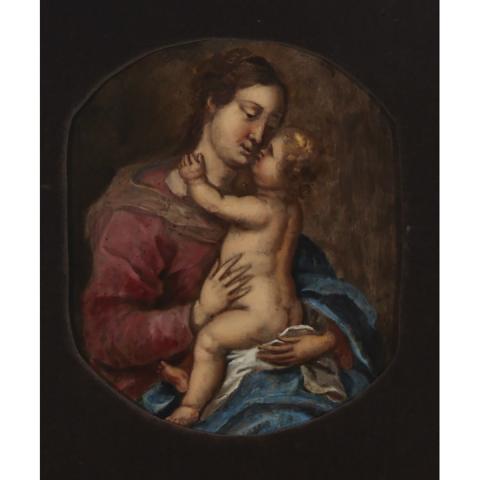 Appraisal: Follower of Leonardo Da Vinci - MADONNA AND CHILD Italian