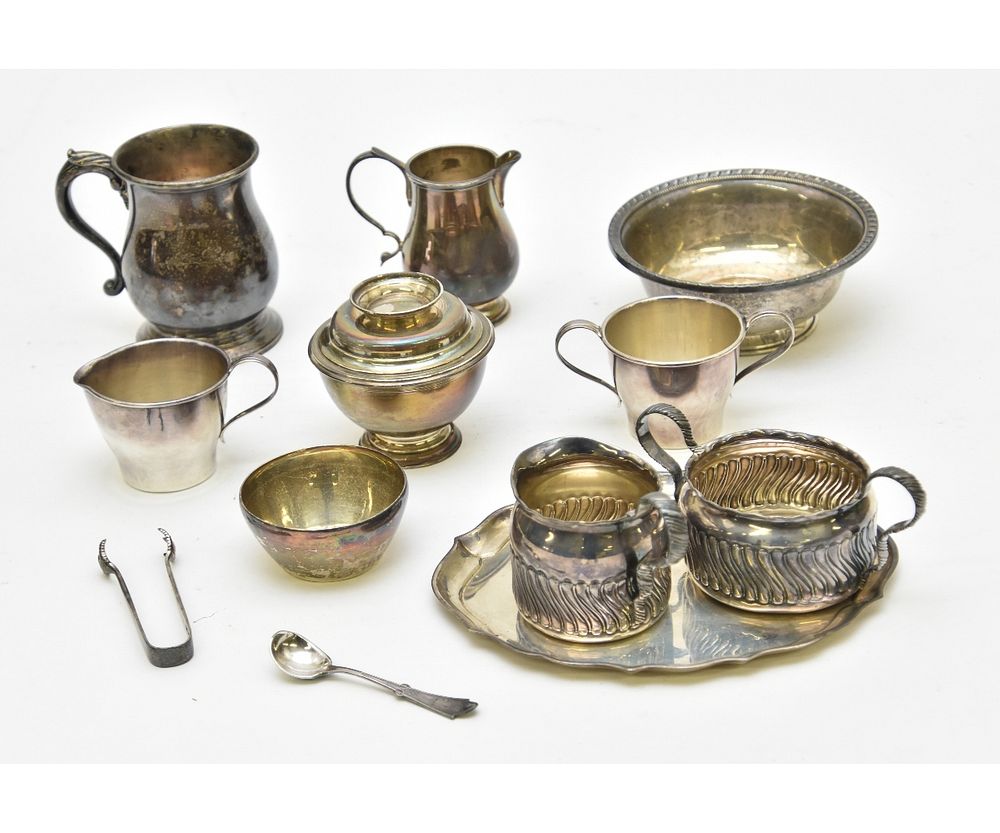 Appraisal: Sterling Silver Tableware etc Sterling silver tableware to include a