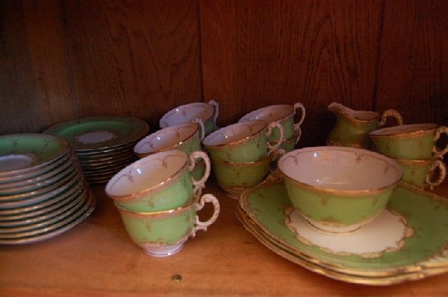 Appraisal: A PART ROYAL WORCESTER BONE CHINA TEA SERVICE FOR TWELVE