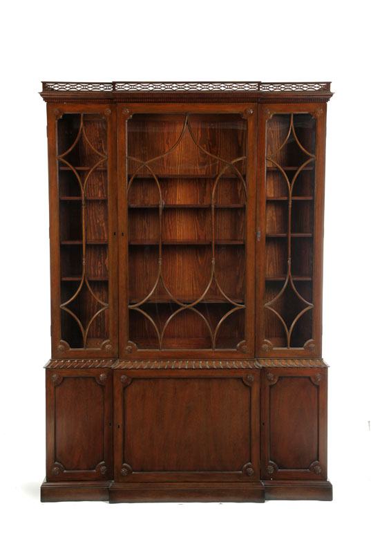 Appraisal: FEDERAL-STYLE KITTINGER BREAKFRONT CABINET Buffalo New York late th century