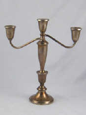 Appraisal: An American silver three light candelabrum by Towle marked sterling