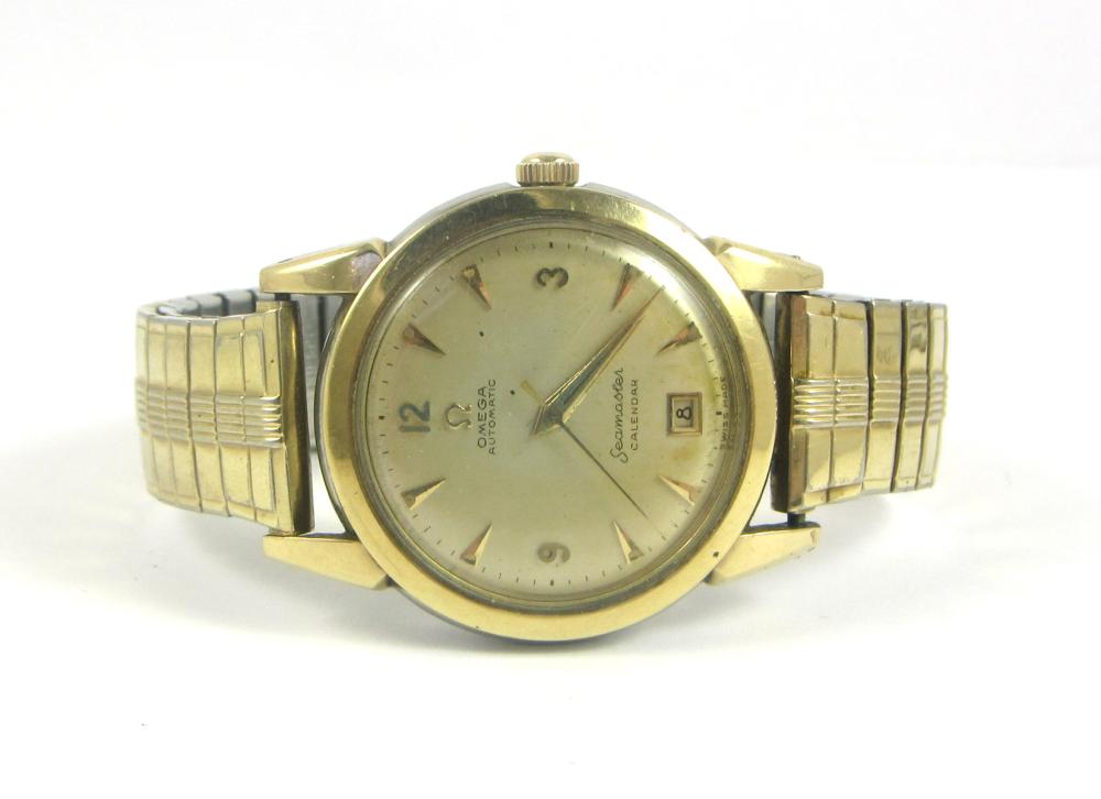 Appraisal: VINTAGE OMEGA SEAMASTER WRISTWATCH automatic winding second hand and date