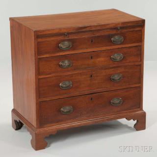 Appraisal: George III Mahogany Bachelor's Chest England late th early th