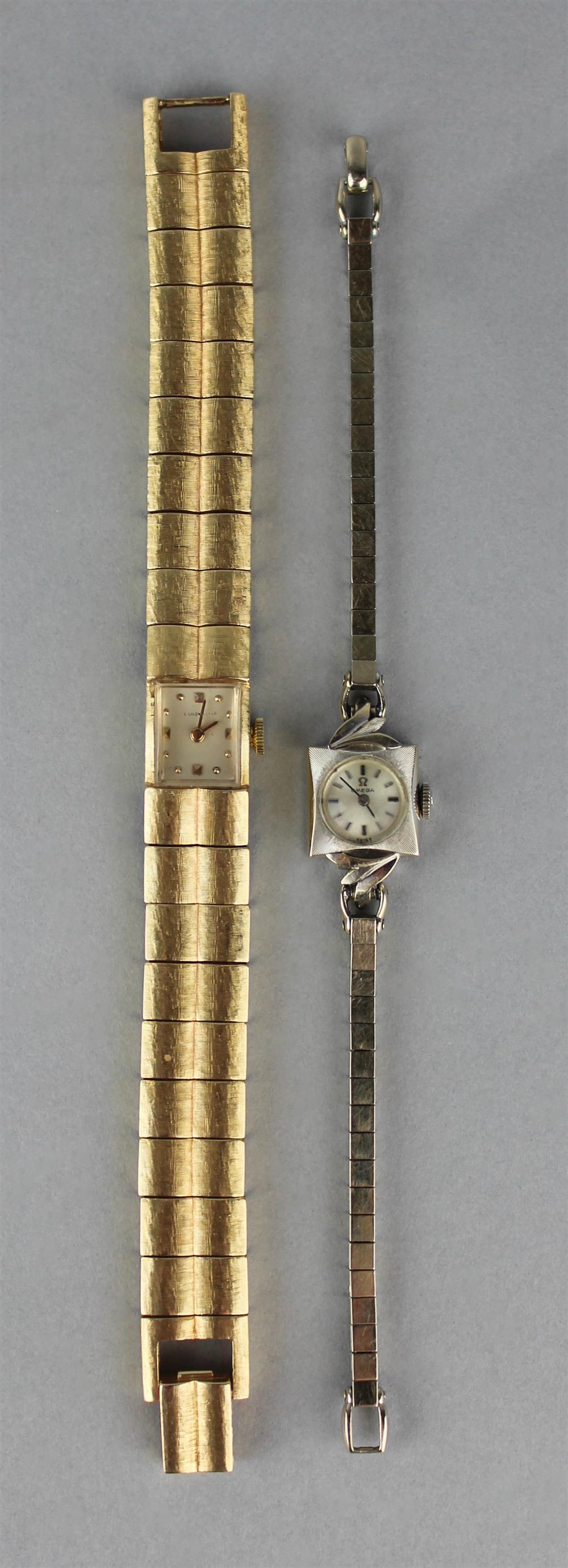 Appraisal: K LADY'S WATCH AND BRACELET AND A K LADY'S GRUEN