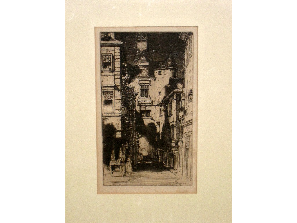 Appraisal: SIR DAVID YOUNG CAMERON Etching 'St George's Hanover Square' signed