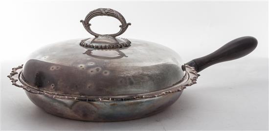 Appraisal: Sale Lot An English Silver-plate Serving Dish and Cover Goldsmiths