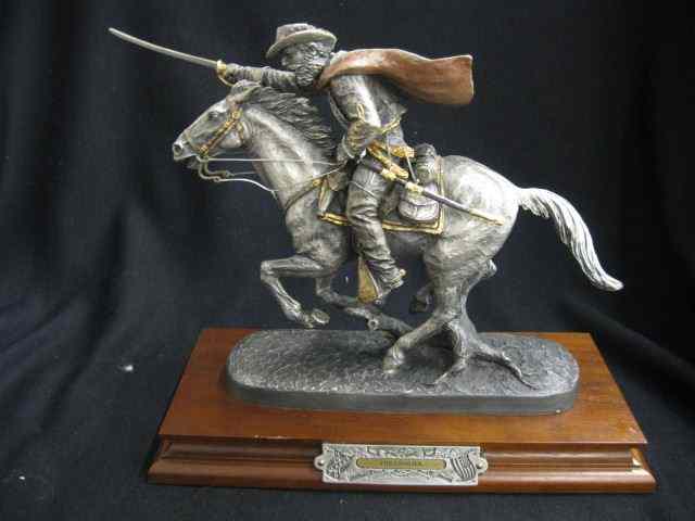 Appraisal: Chilmark Civil War Pewter Figurine ''TheCavalier'' of by Francis Barnum