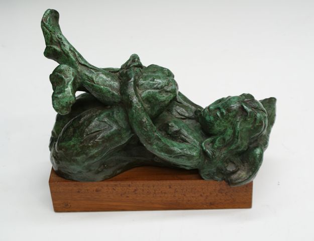 Appraisal: Barbara Tribe - Malinee Playful bronze inscribed 'Barbara Tribe MALINEE