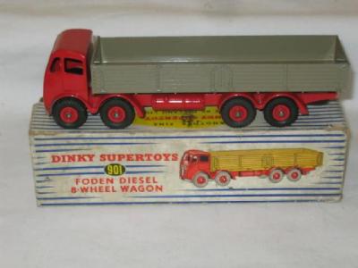 Appraisal: Foden Diesel eight wheel wagon red cab and fawn body