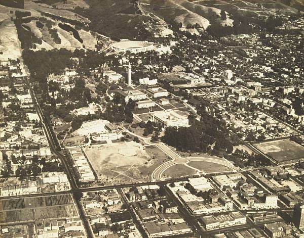 Appraisal: PHOTOGRAPHY CALIFORNIA silver print photographs each by inches aerial images