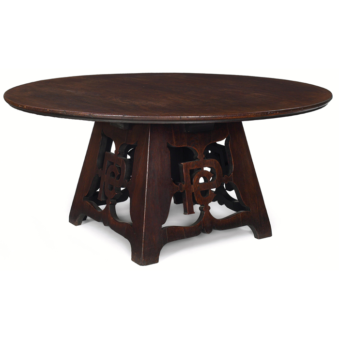 Appraisal: Good Arts Crafts table attributed to Limbert