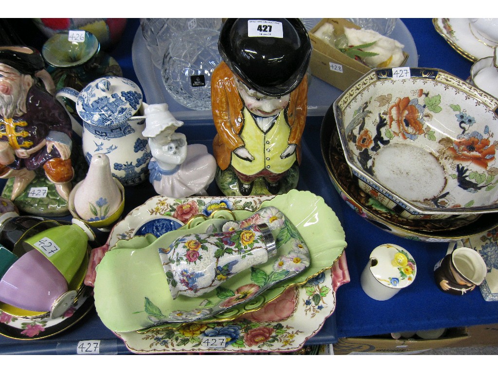 Appraisal: Tray lot comprising assorted ceramics - character jugs Carlton Ware