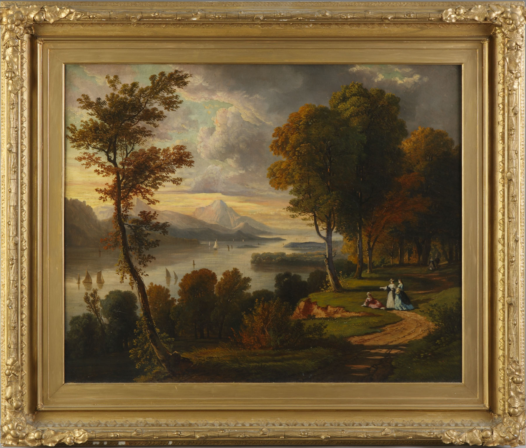 Appraisal: Victor DeGrailly American - th Century Hudson River School O