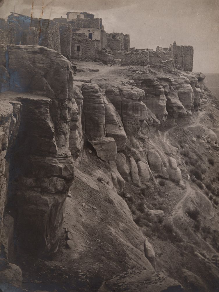 Appraisal: Edward Curtis Untitled Hopi Dwellings on Mesa ca Edward S