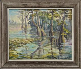 Appraisal: Amos Lee Armstrong - Louisiana Bayou DeSiard Monroe Louisiana oil