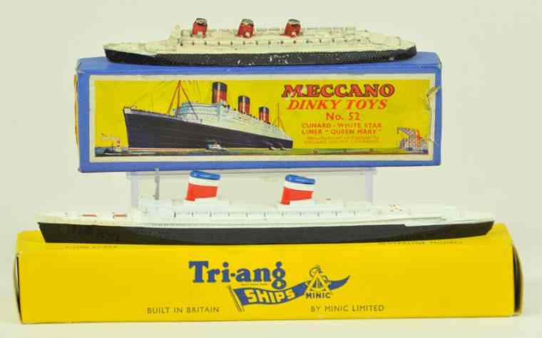 Appraisal: TRIANG MECCANO OCEAN LINERS England both boxed examples colorfully painted