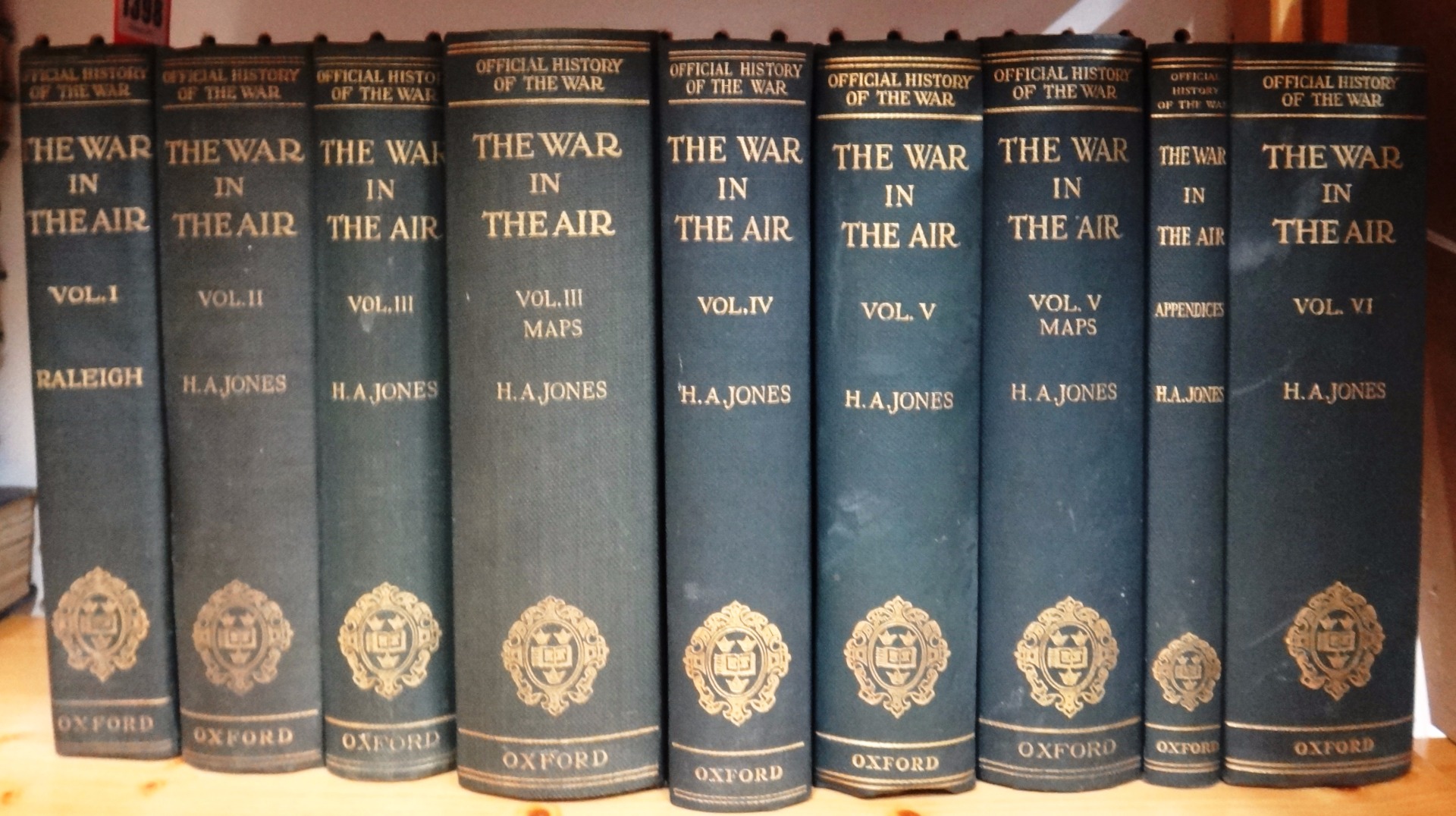 Appraisal: RALEIGH W JONES H A The War in the Air