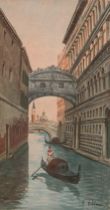 Appraisal: A Boldani Italian Watercolor on paper by Italian artist A