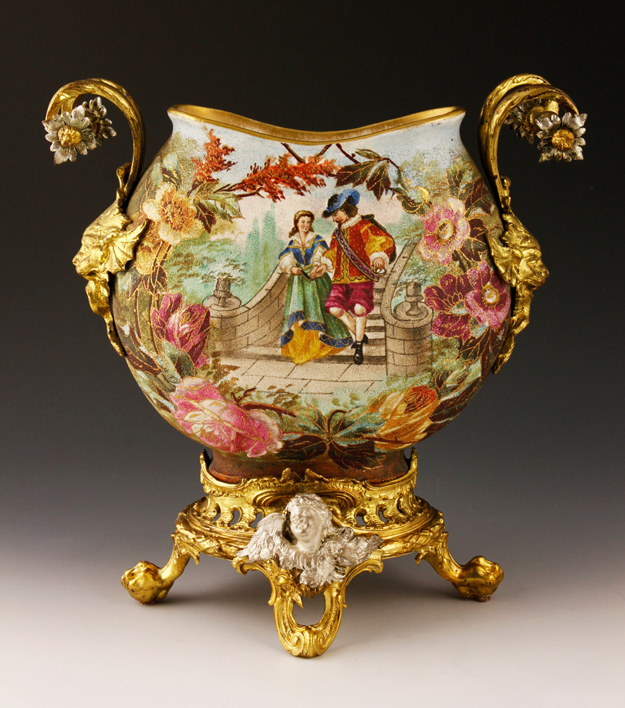 Appraisal: - th C Royal Bonn Vase th century Royal Bonn