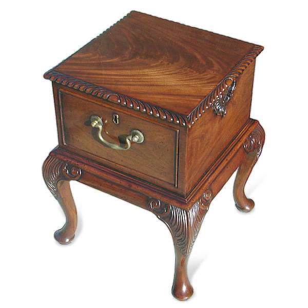 Appraisal: A George II style mahogany end table height in width