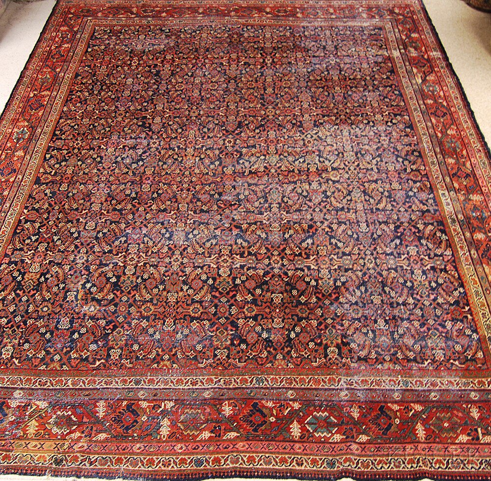 Appraisal: Mahal Carpet West Persia second quarter th century areas of