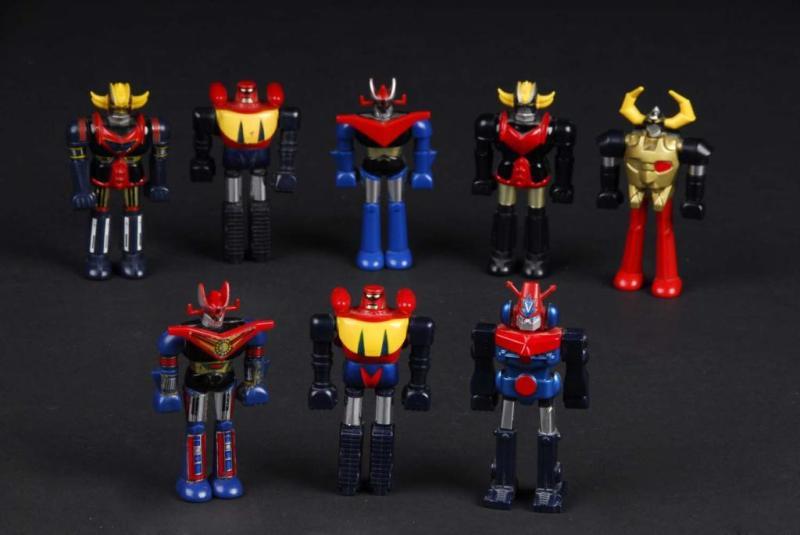 Appraisal: Lot of Shogun Warriors Godaikin Robots Description Made by Mattel