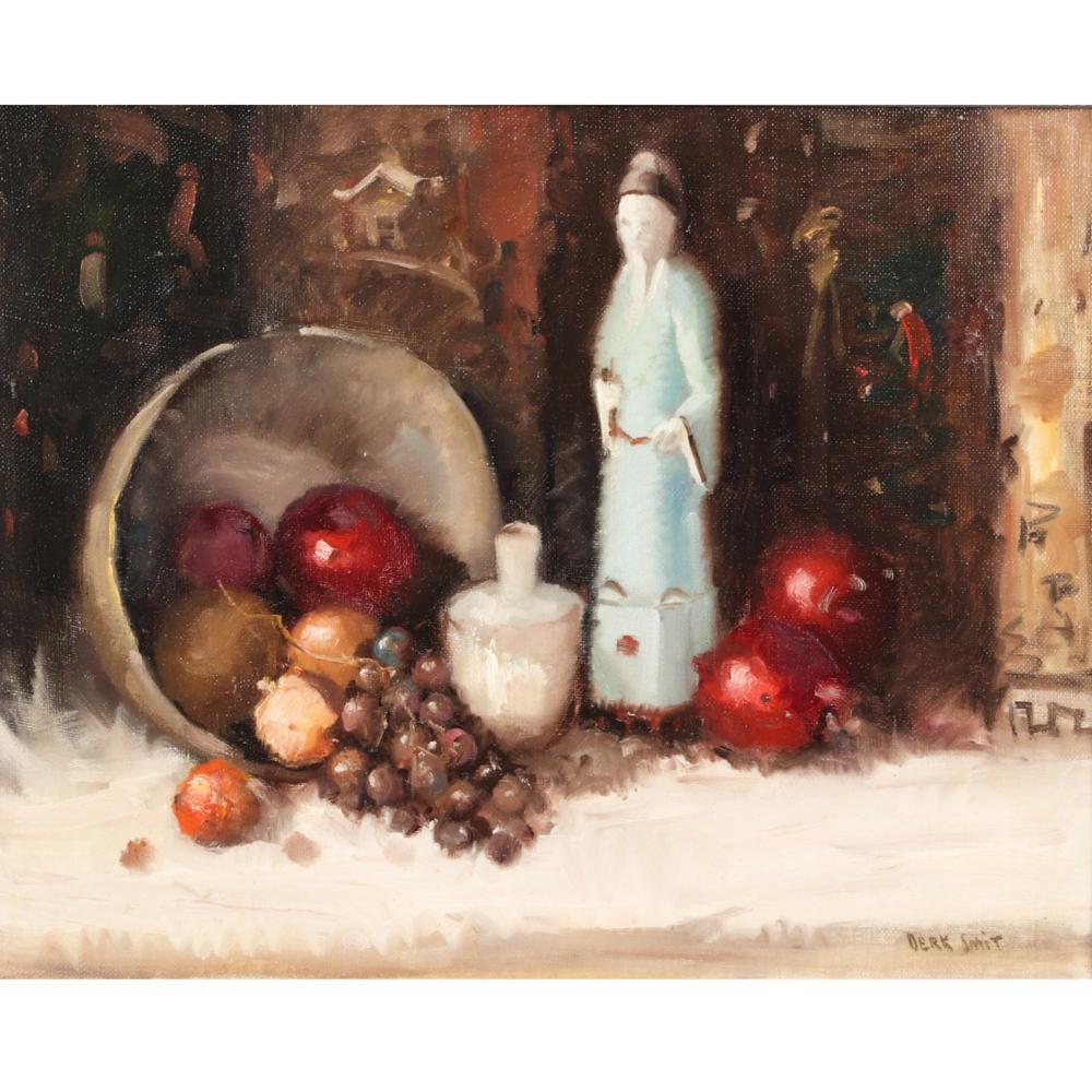 Appraisal: DERK SMIT ILLINOIS CALIFORNIA NETHERLANDS - STILL LIFE WITH CHINESE