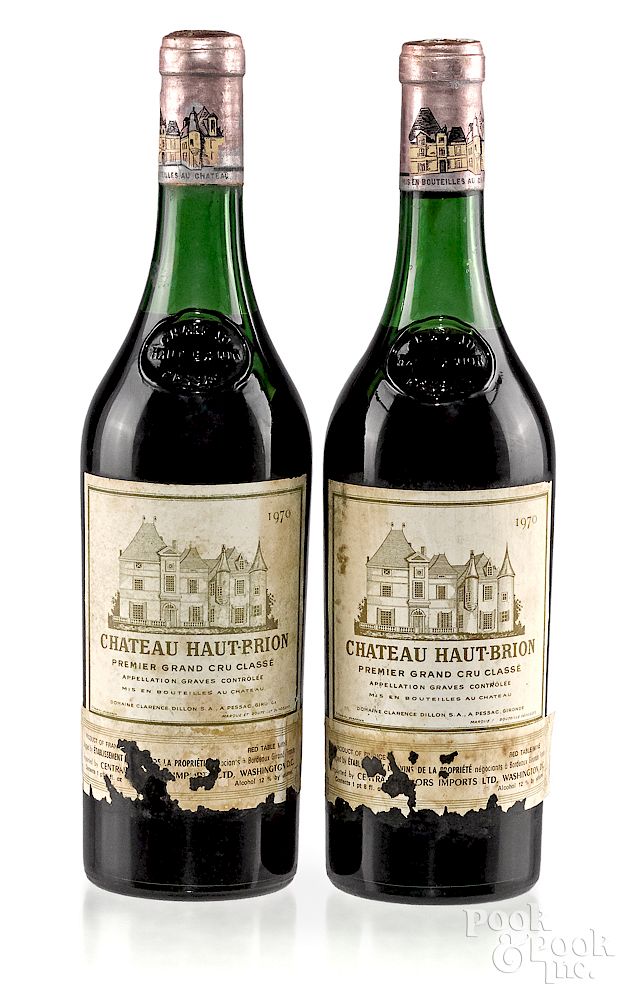 Appraisal: Two bottles of Chateau Haut Brion Exclusive on Bidsquare Two