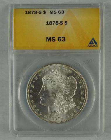 Appraisal: Silver Dollar - Graded by ANACS in excellent collectible condition