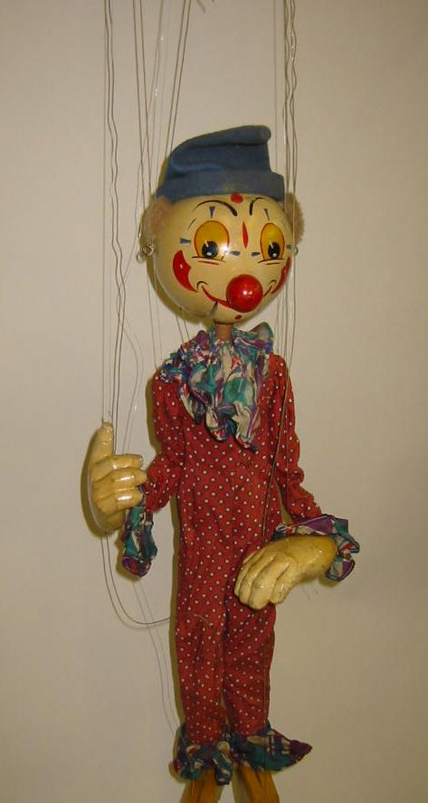 Appraisal: A large Pelham puppet Pepo the Clown high with large