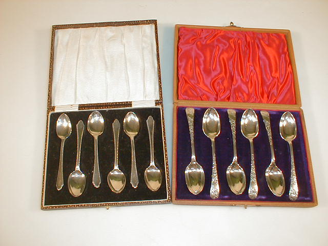 Appraisal: A set of six Edward VII silver teaspoons by John