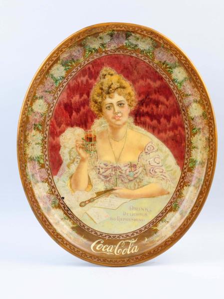 Appraisal: Large Oval Coca - Cola Serving Tray Lightly worn and