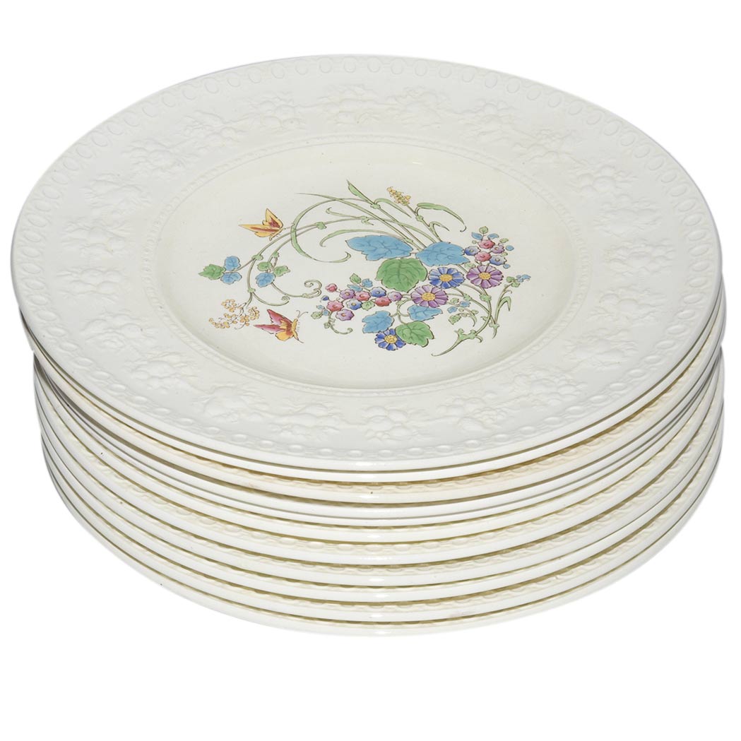 Appraisal: Set of Eleven Wedgwood Bone China Dinner Plates