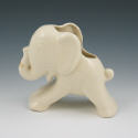 Appraisal: McCoy or Hull elephant planter in ivory high glaze Unmarked