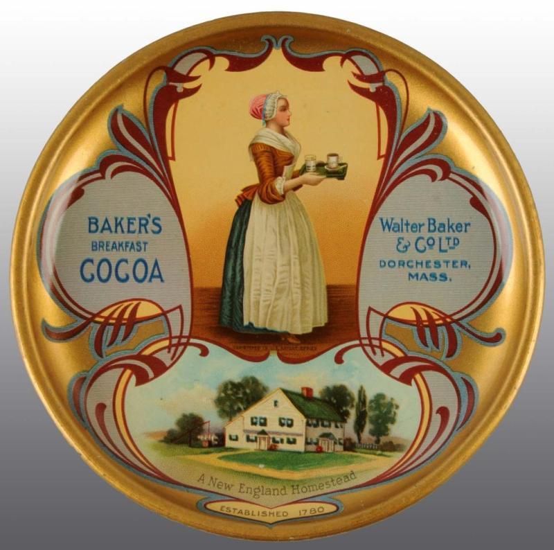 Appraisal: Baker's Breakfast Cocoa Tip Tray Description Great-looking fully detailed tray