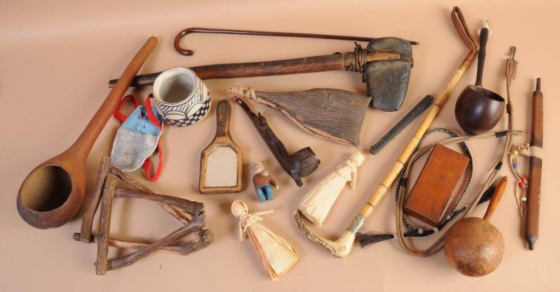 Appraisal: Lot of Native American Souvenir Items This lot includes several