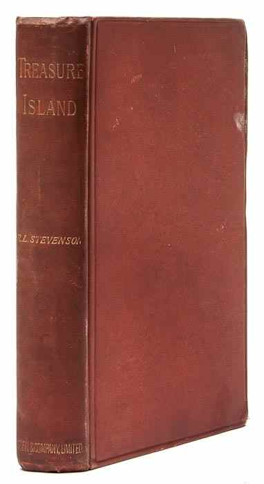 Appraisal: Stevenson Robert Louis Treasure Island first edition half-title map frontispiece