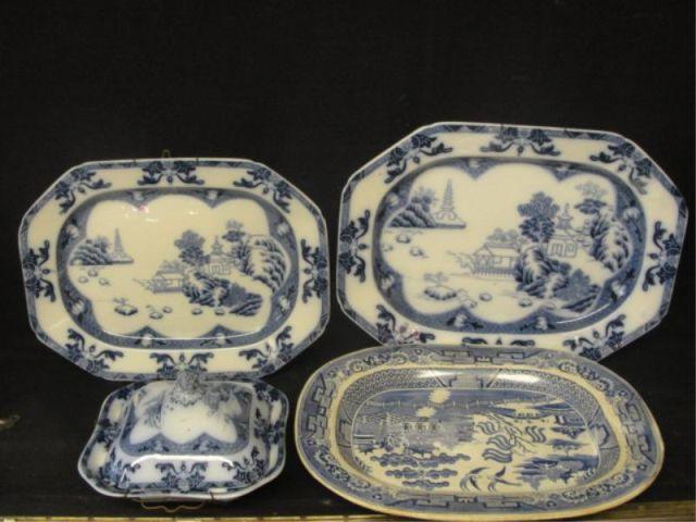 Appraisal: Lot of Platters along with a Lidded Tureen From an