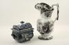 Appraisal: STAFFORDSHIRE LOT - Two piece lot of Staffordshire consisting of