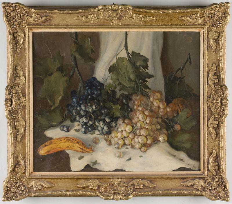 Appraisal: J Rose Am th c Still Life with Fruit oil