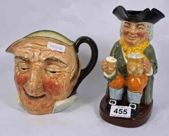 Appraisal: Royal Doulton Large Character Jug Farmer John D and Toby