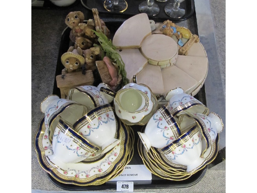 Appraisal: Lot of Pendelfins and a Crescent China teaset