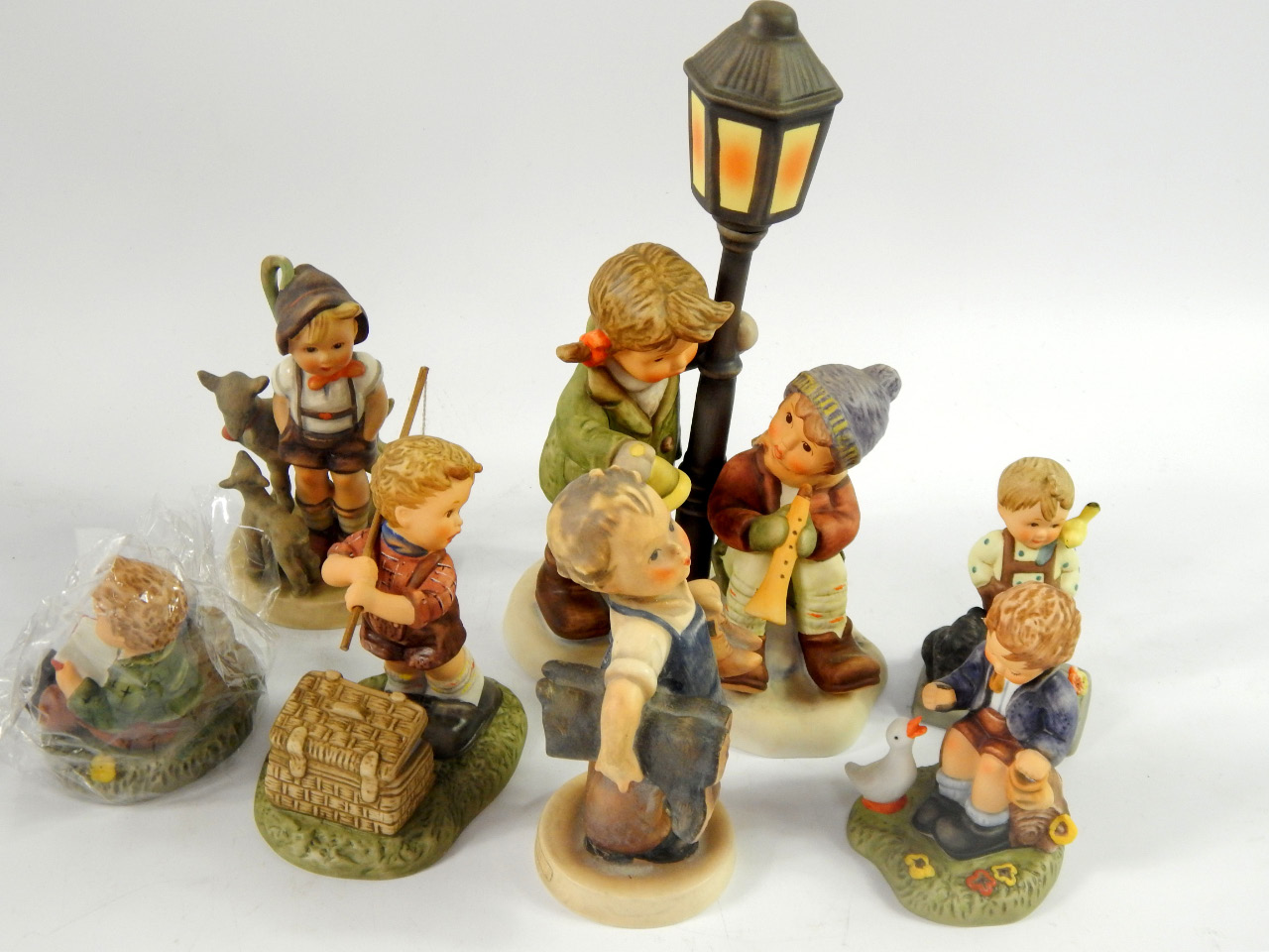 Appraisal: Hummel and Berta Hummel figures including Little Goat Herder Making