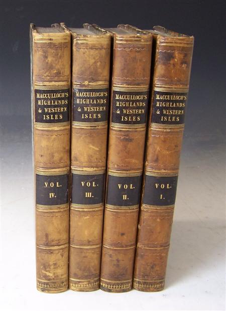 Appraisal: Macculloch John The highlands and western isles of Scotland London