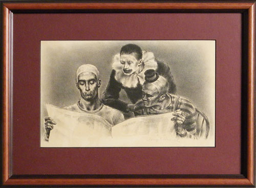 Appraisal: Joseph Hirsch American - pencil signed lithograph x